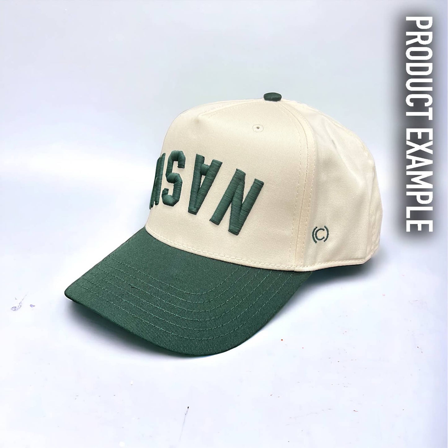 Codeword - The Upside Down Two-Tone Hat - Customizable: Royal & Cream