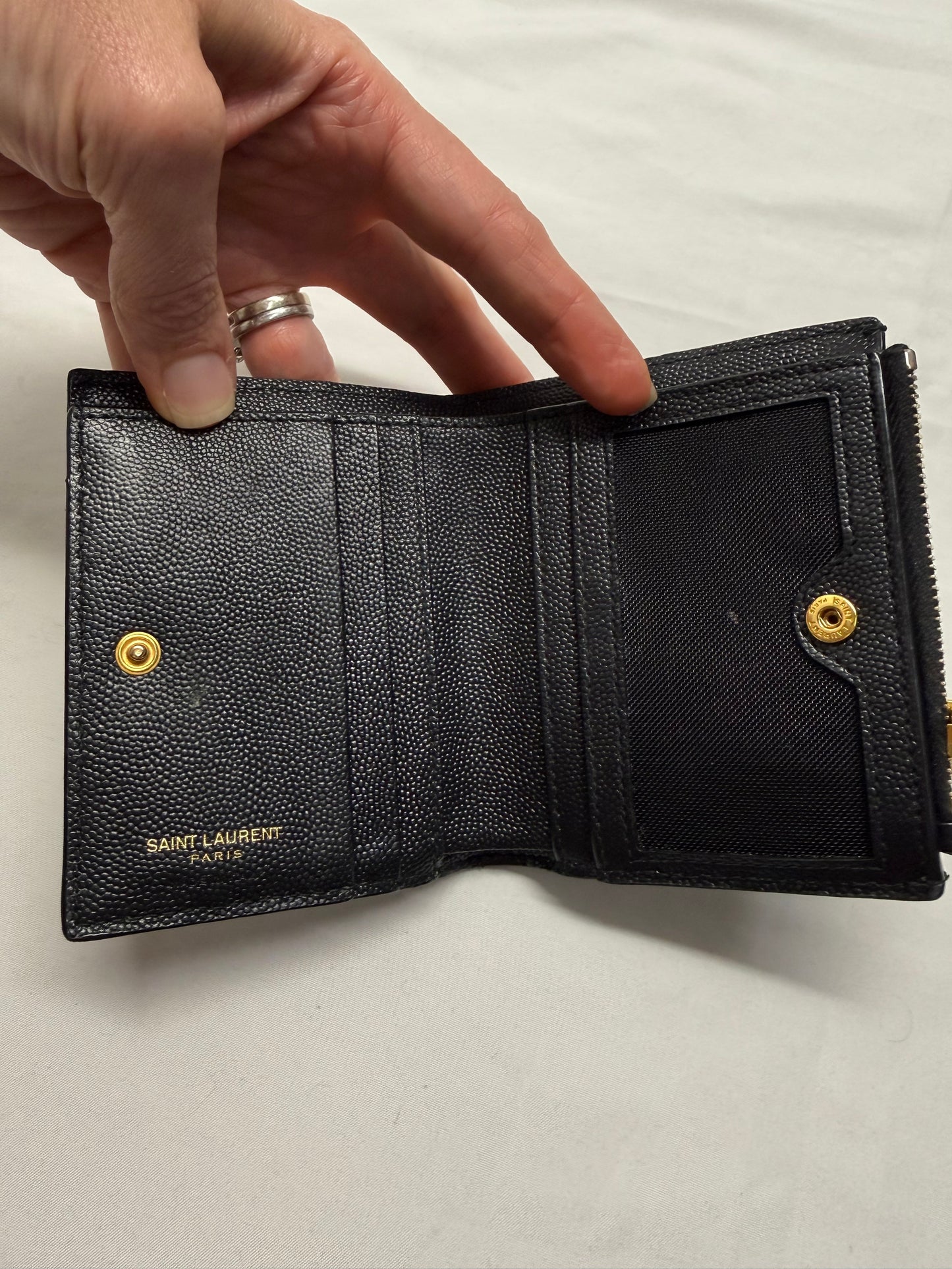 Saint Laurent Compact Wallet