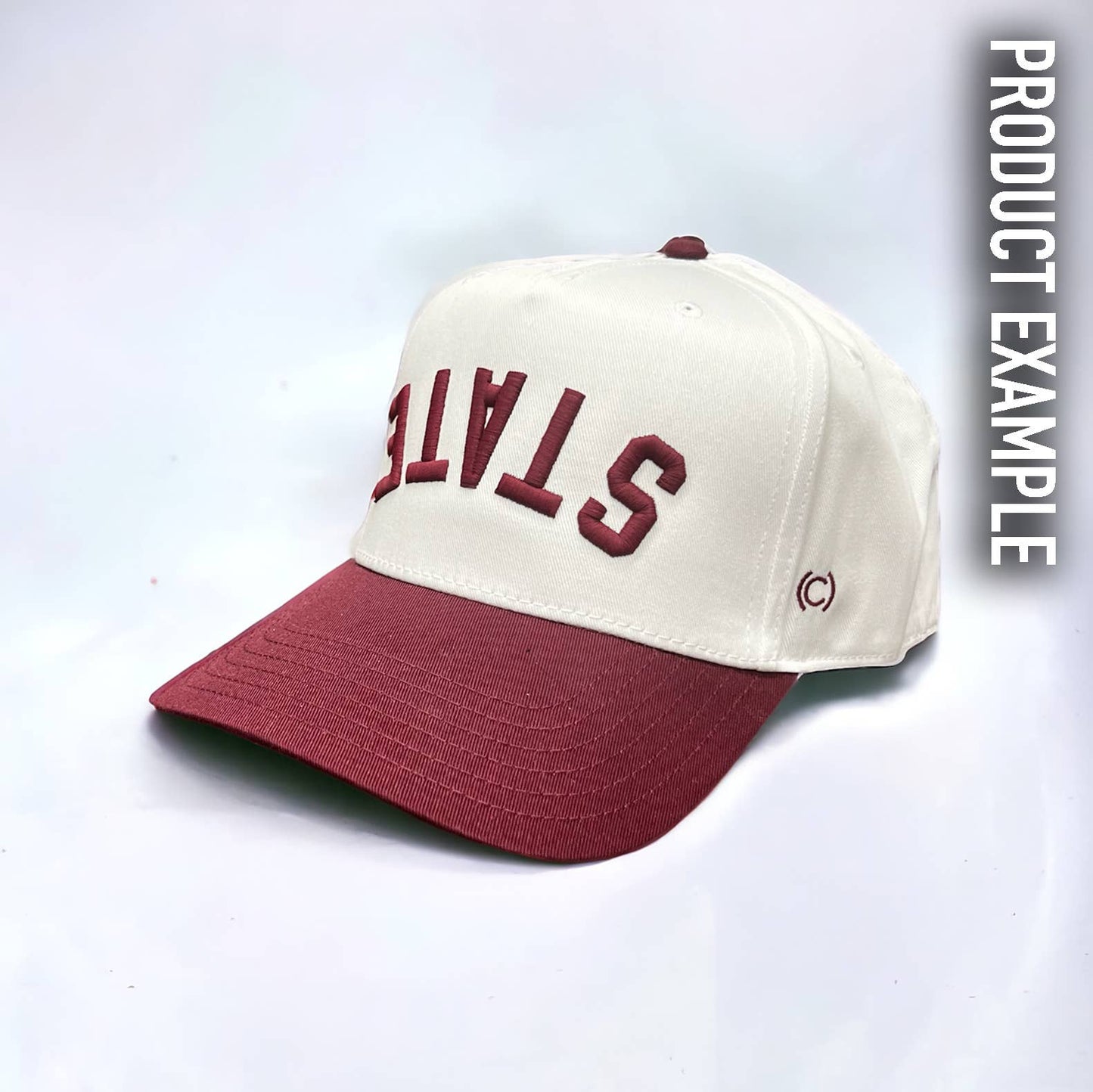 Codeword - The Upside Down Two-Tone Hat - Customizable: Royal & Cream