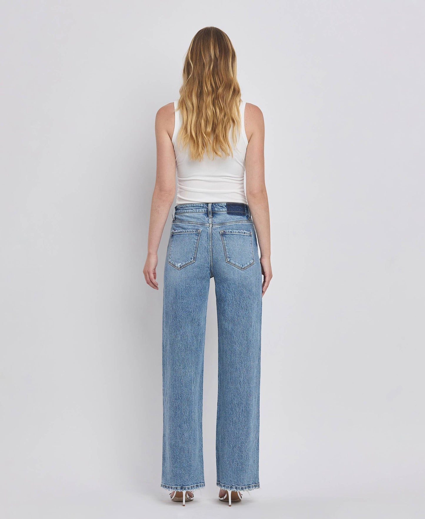90'S HIGH RISE WIDE JEANS