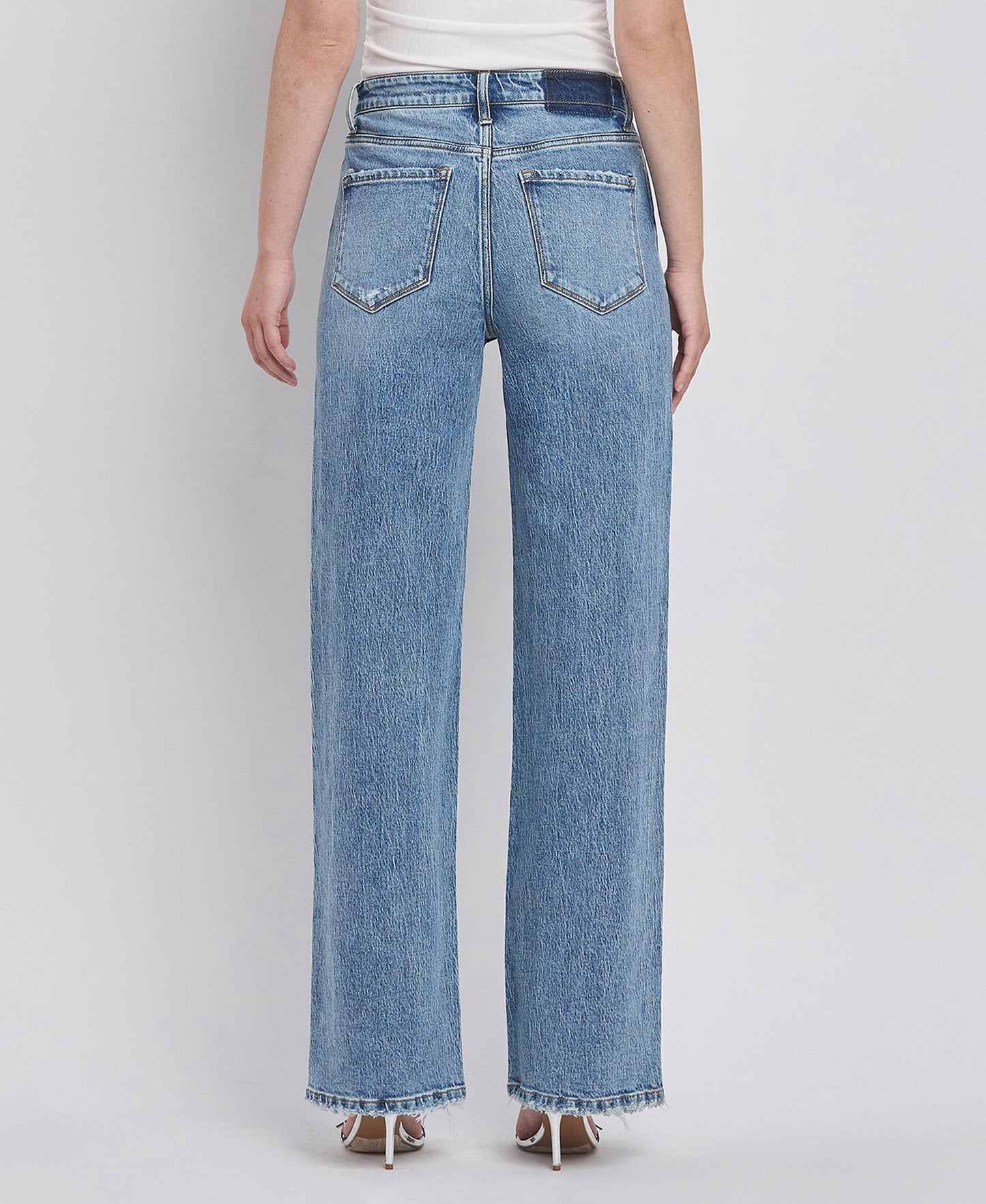 90'S HIGH RISE WIDE JEANS
