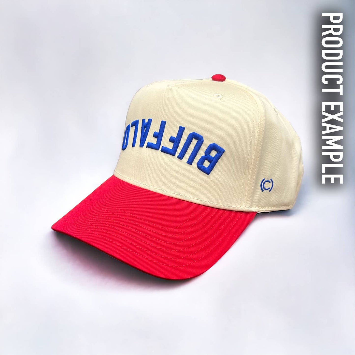 Codeword - The Upside Down Two-Tone Hat - Customizable: Royal & Cream