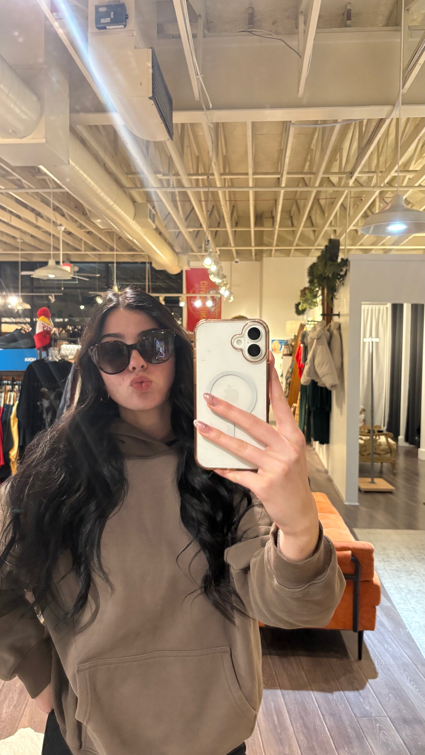 Fendi Baguette oversized cat-eye sunglasses