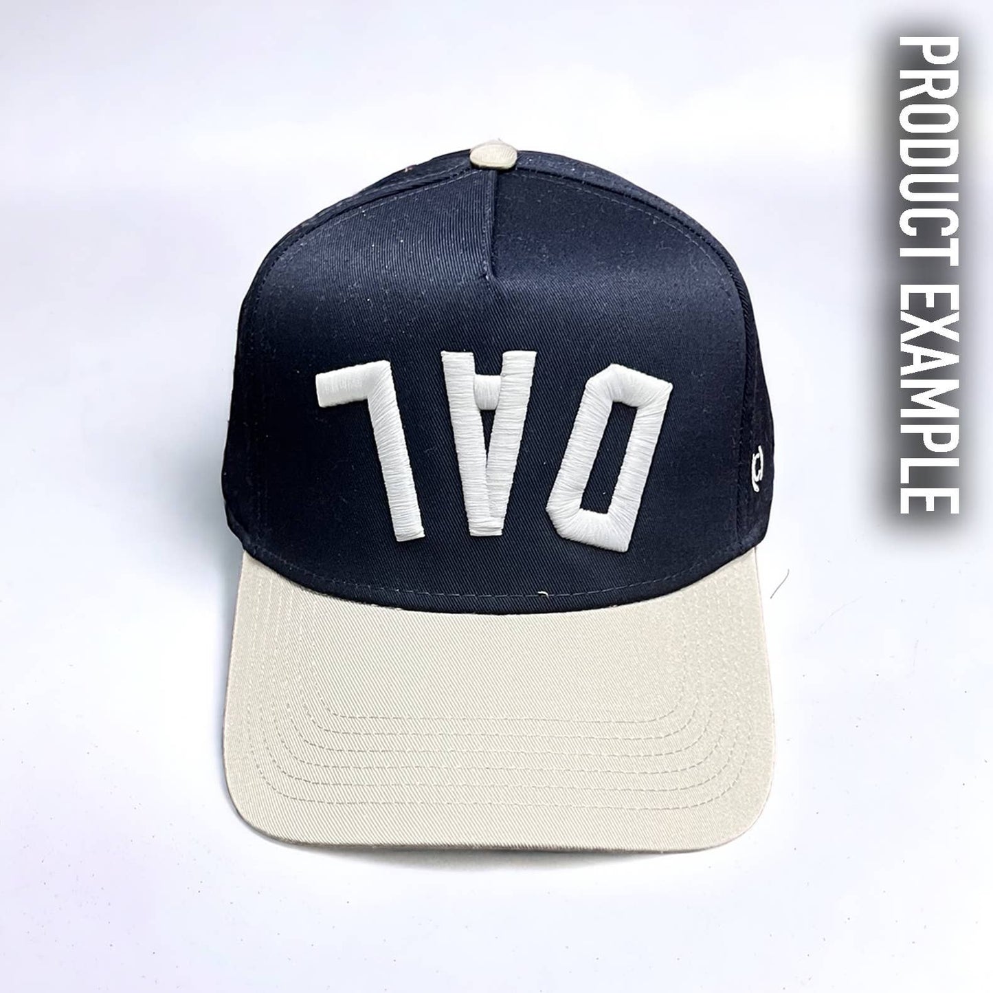 Codeword - The Upside Down Two-Tone Hat - Customizable: Royal & Cream