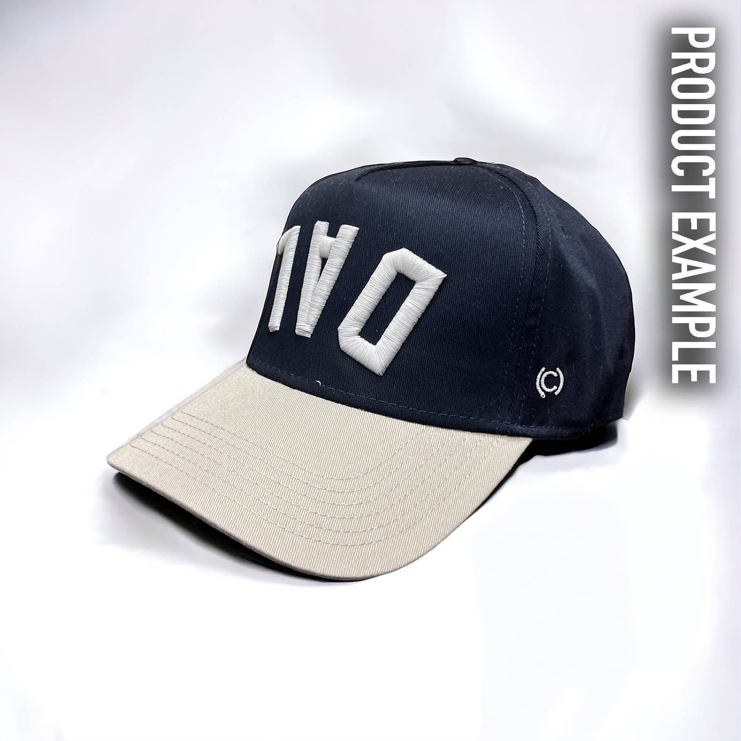 Codeword - The Upside Down Two-Tone Hat - Customizable: Royal & Cream