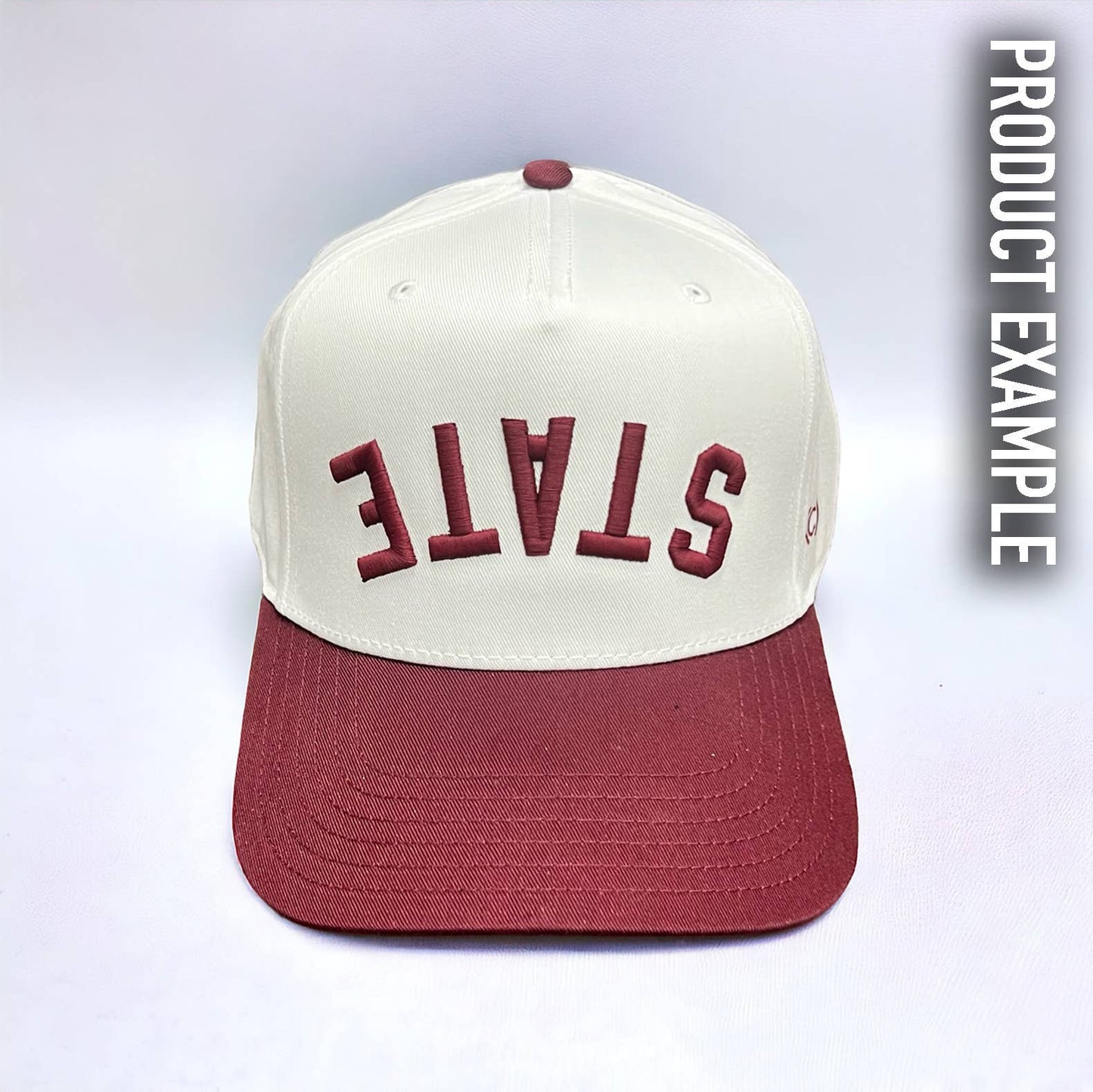 Codeword - The Upside Down Two-Tone Hat - Customizable: Royal & Cream