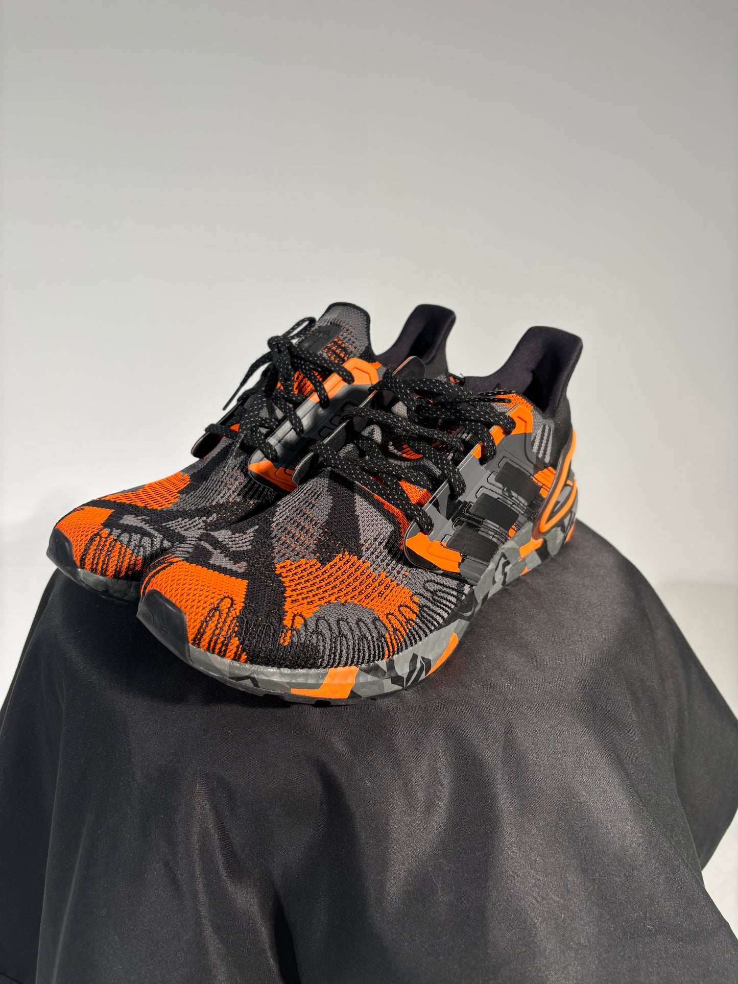Adidas UltraBoost Black & Orange Running Shoes