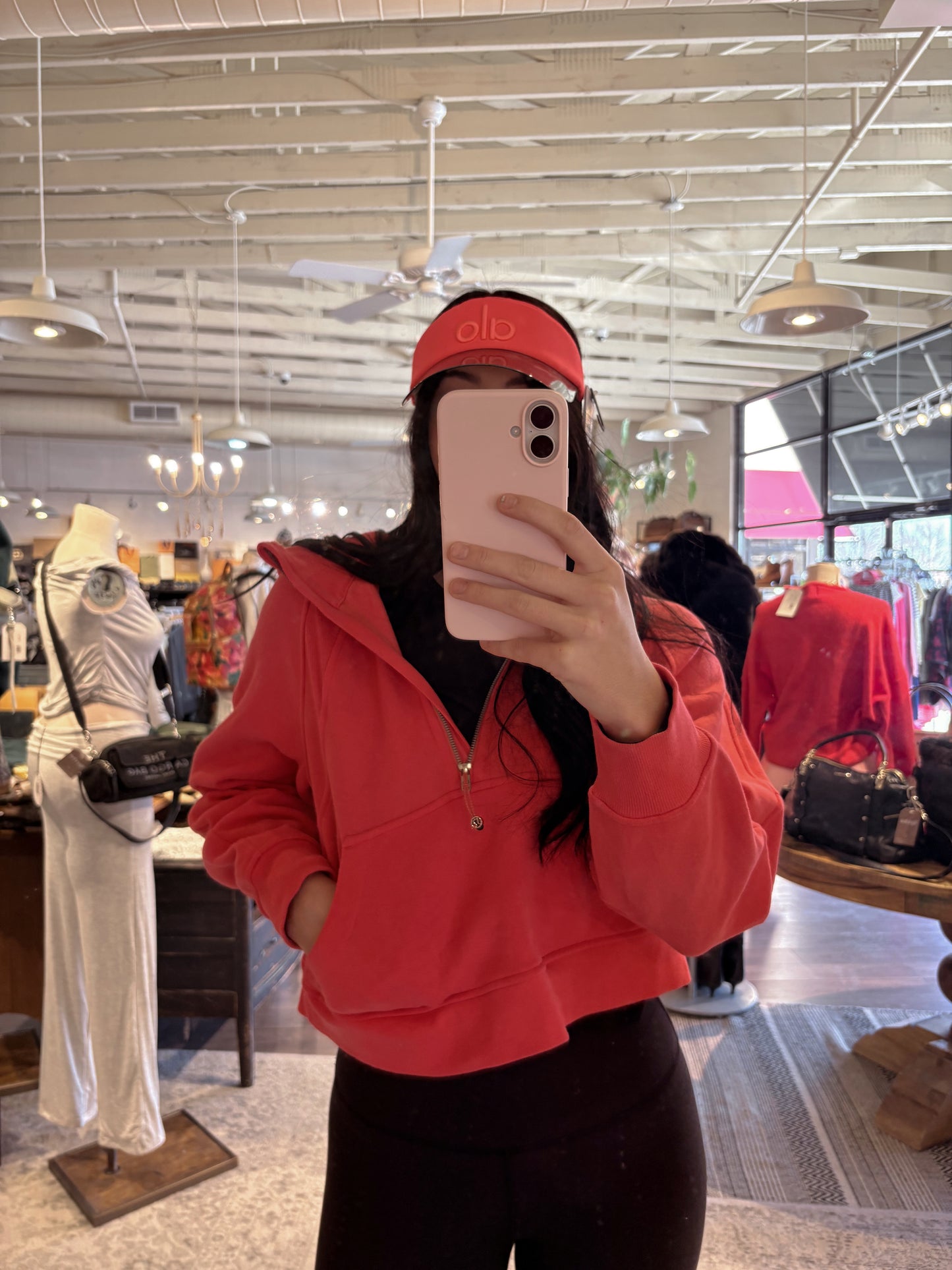 Valentine’s Day Lululemon Pink Hoodie & Alo Yoga Visor Gift Bundle