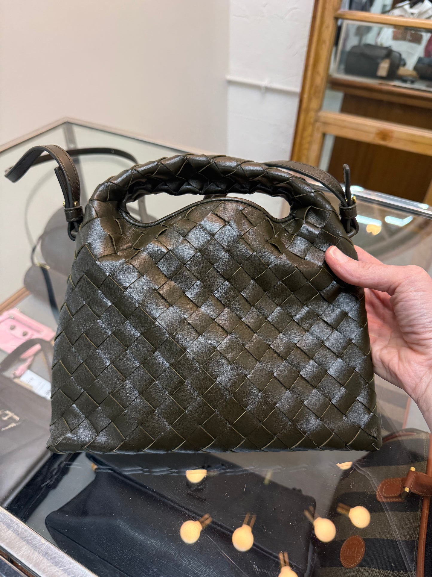 Bottega Veneta Mini Hop Bag
