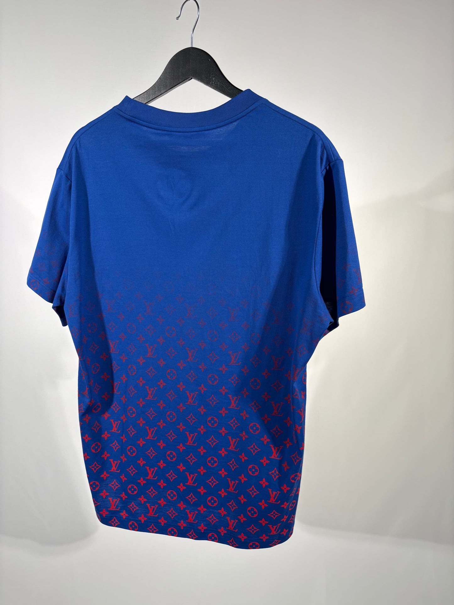 Louis Vuitton Blue & Red Monogram Gradient Tee