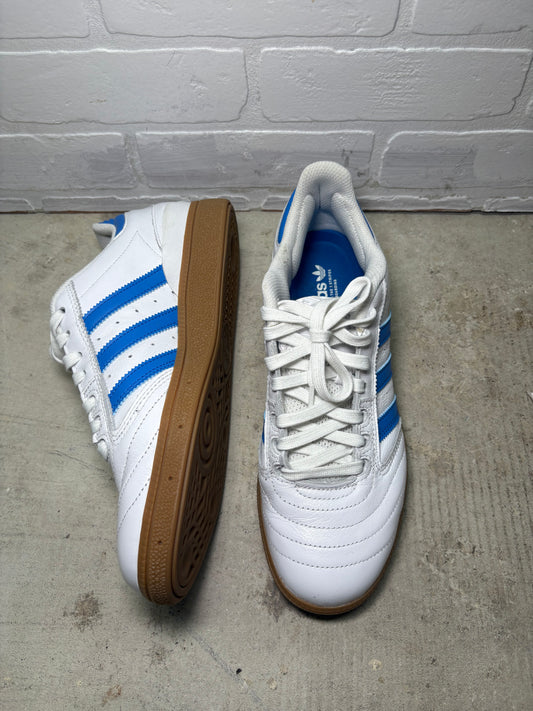 Adidas Samba White Blue Gum Sole Classic Sneakers