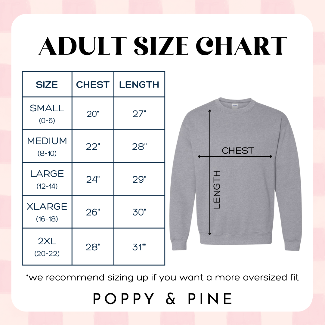 Poppy & Pine - Checkered KC Football Sweatshirt: Large