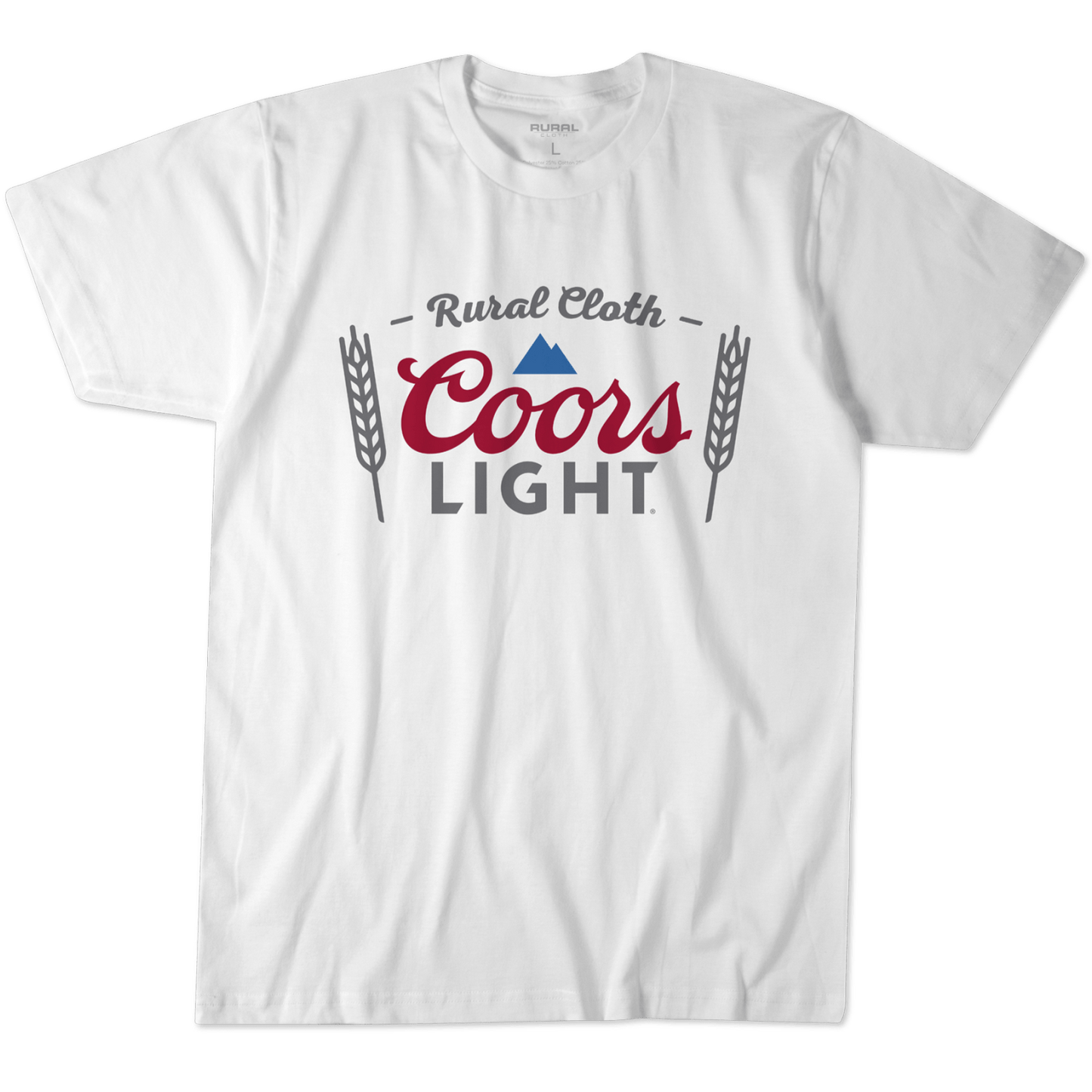 Rural Cloth - RC x CL Tee: White / LG