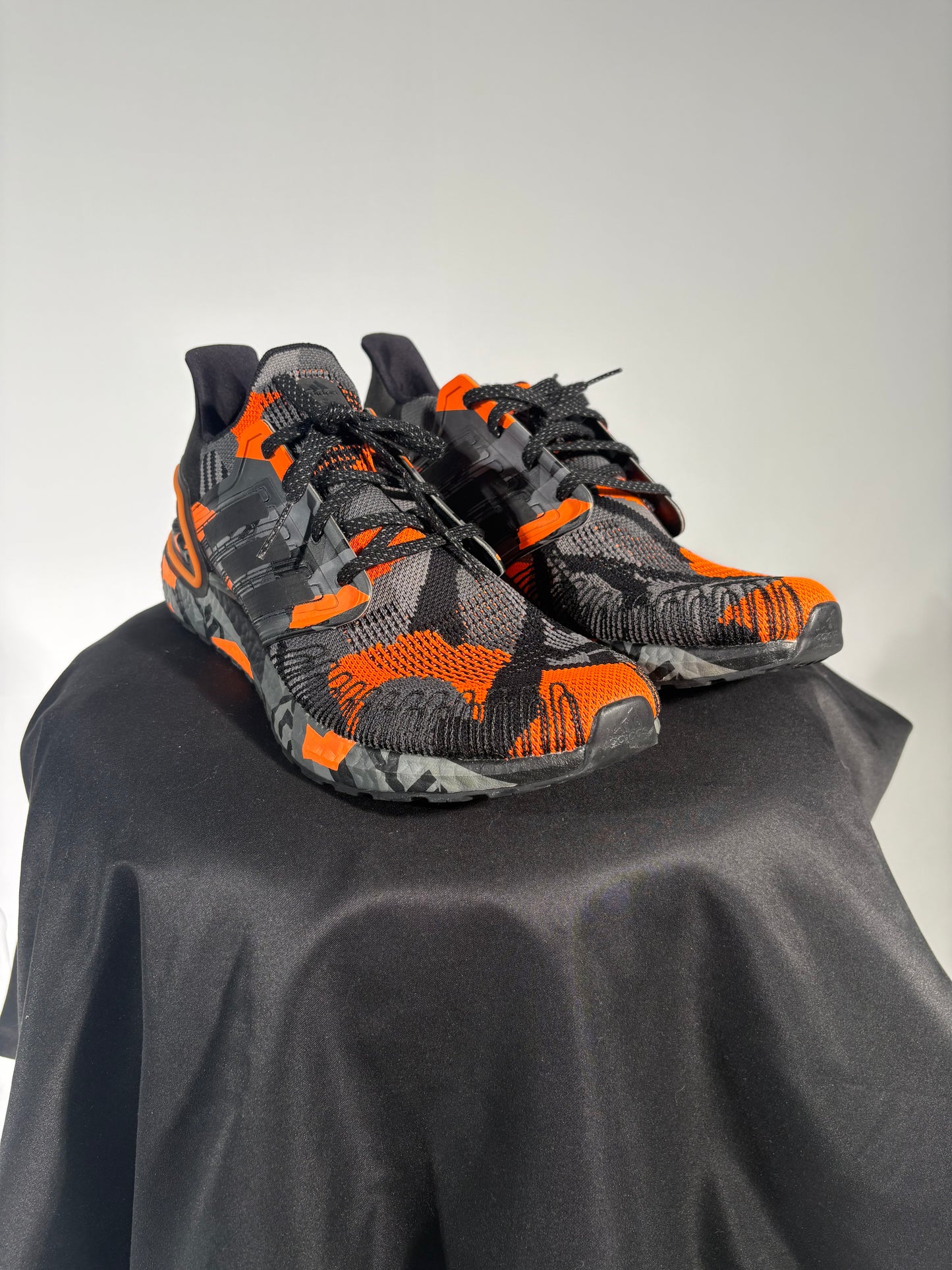 Adidas UltraBoost Black & Orange Running Shoes