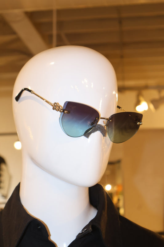 Tiffany & Co. Rimless Gradient Sunglasses