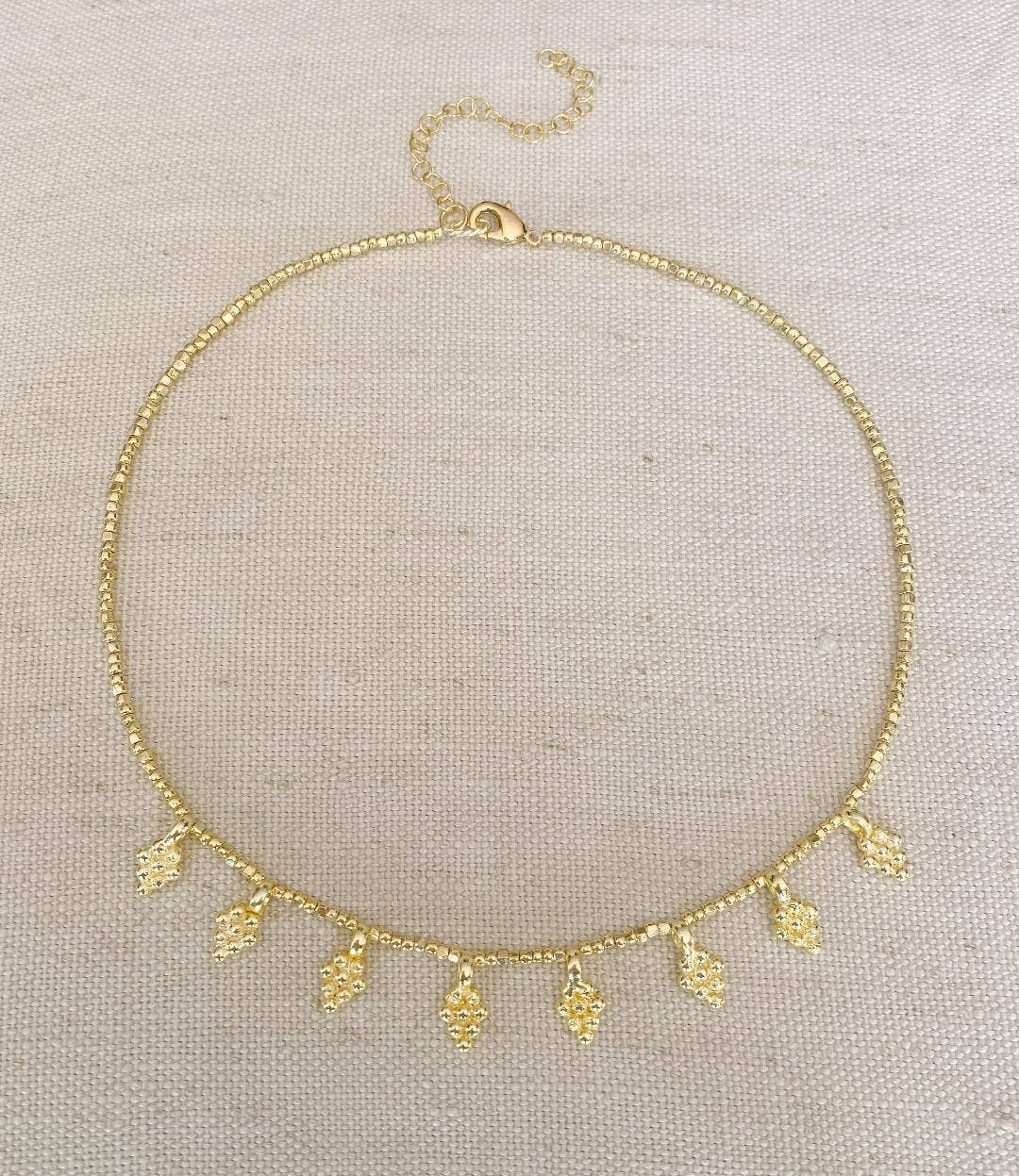Summer Love Designs - Santorini necklace: Gold