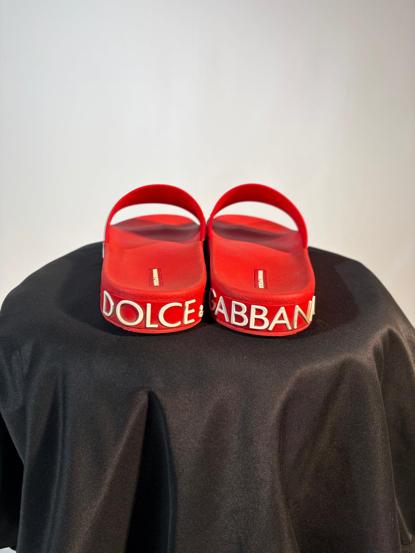 Dolce & Gabbana D&G Red Logo Slides