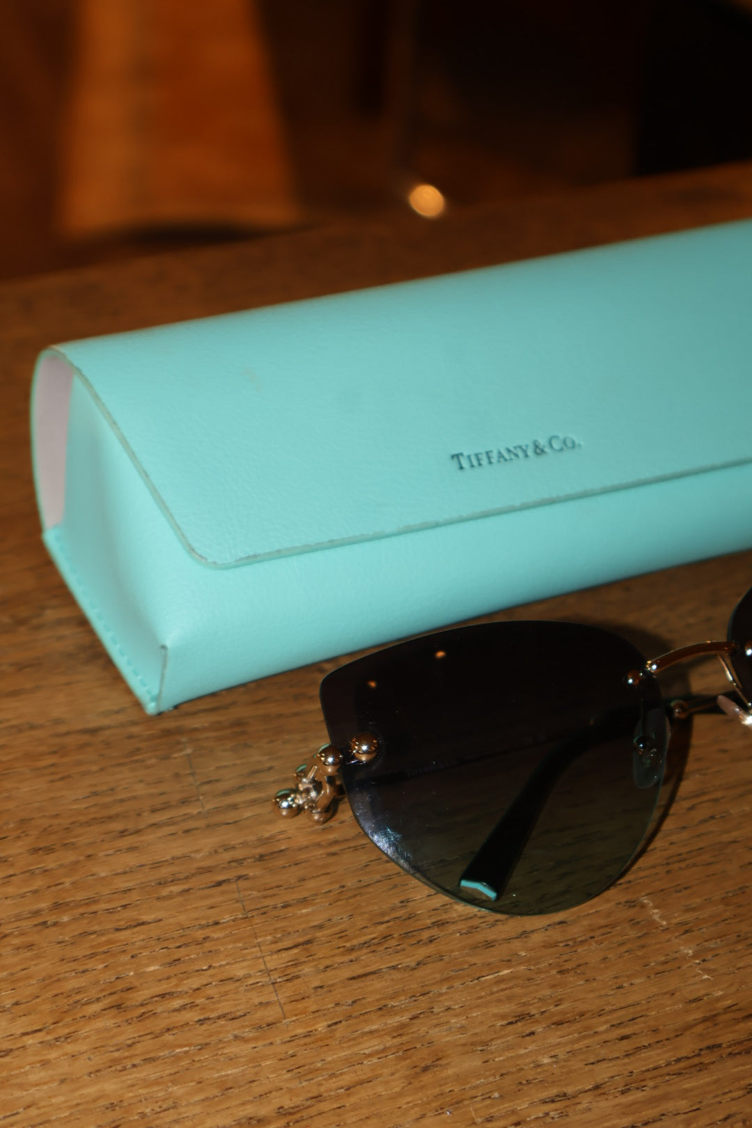 Tiffany & Co. Rimless Gradient Sunglasses