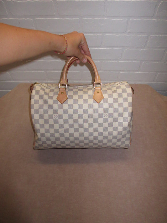 Louis Vuitton Speedy 35 Damier Azur