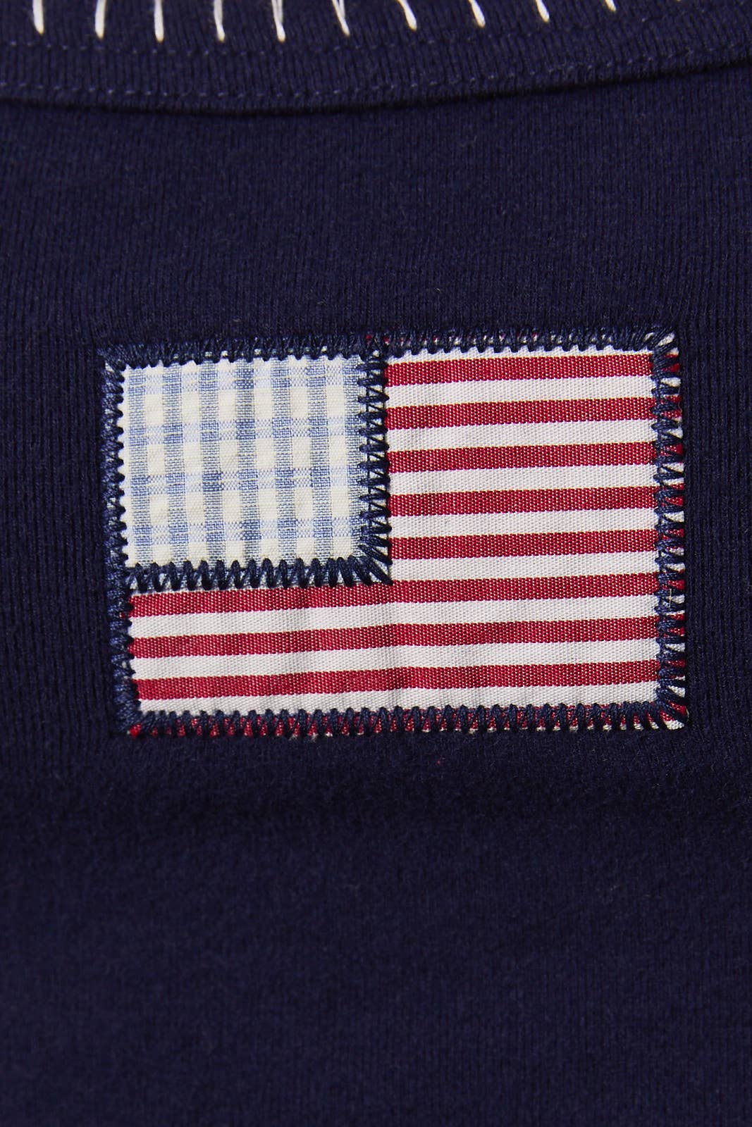 LE LIS - TANK TOP WITH AMERICAN FLAG ON FRONT: White / S