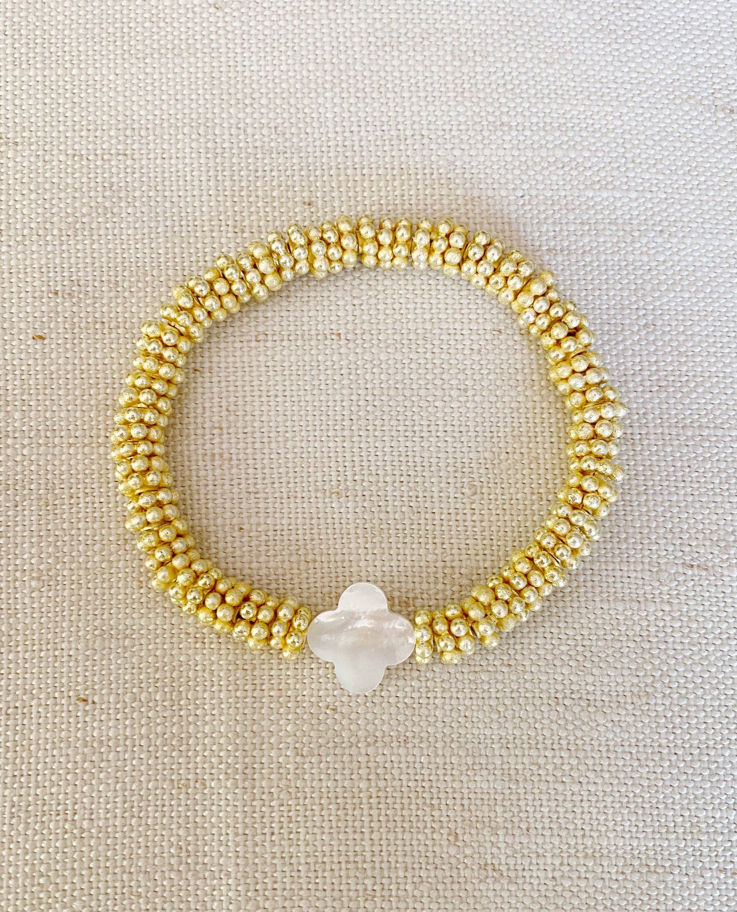 Summer Love Designs - Clover on Snake bracelet: Small Clover
