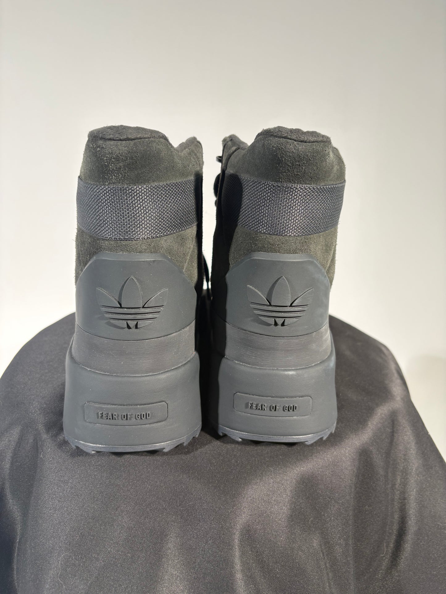 Adidas Black Suede High-Top Sneakers