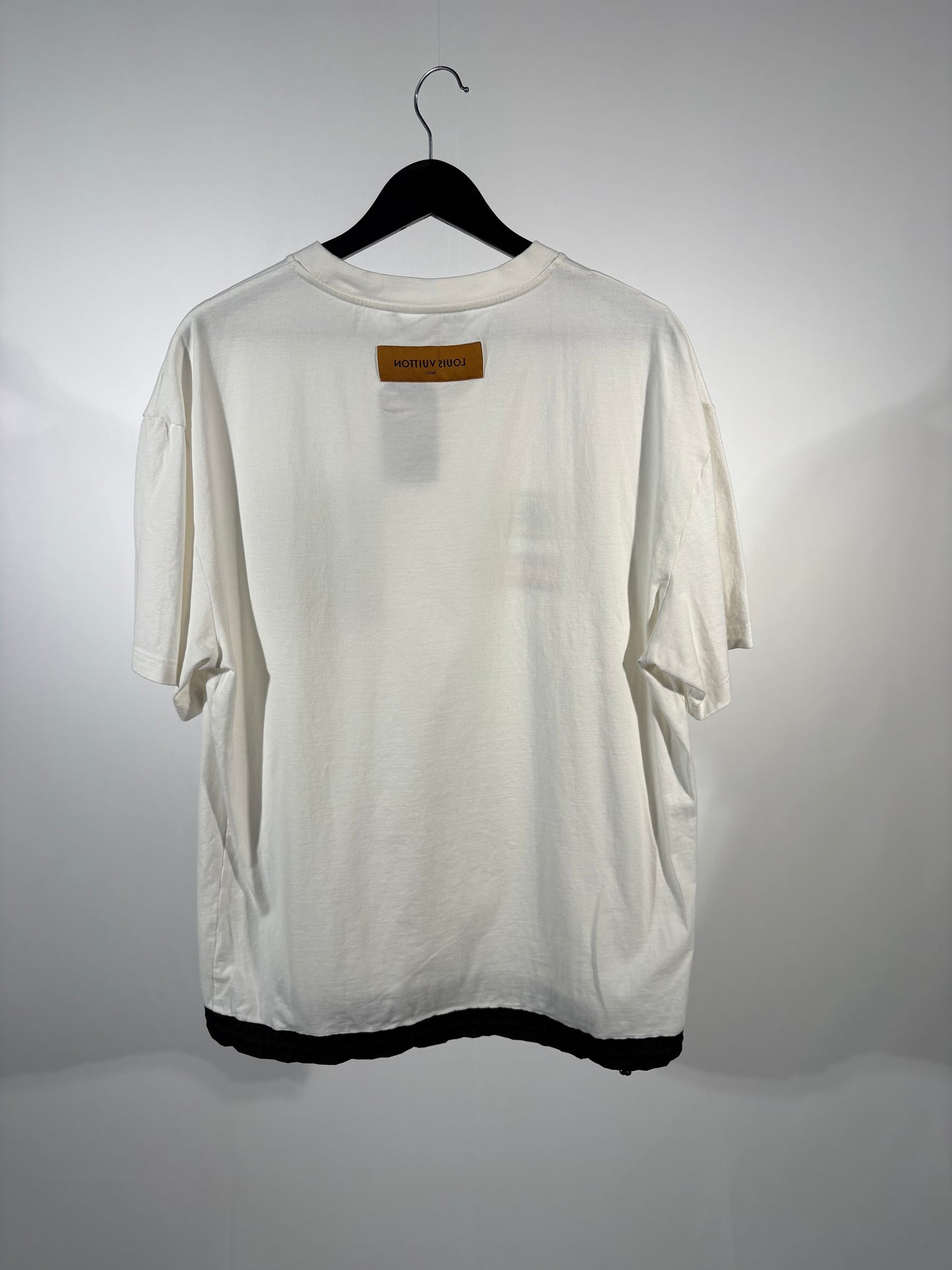 White Louis Vuitton Graphic Pocket Tee