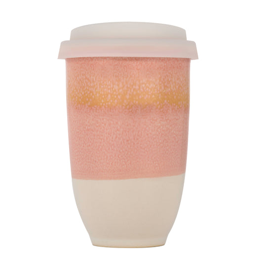 Ceramics Travel Mugs - Afterglow 12oz Ceramic Travel Mug – Reusable & Giftable