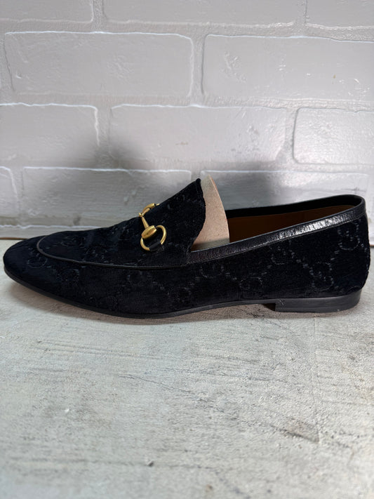 Men’s Gucci Jordaan GG Velvet Loafers