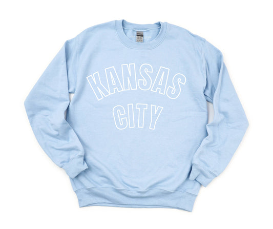 Country Charm Wholesale - Kansas City Outline | Light Blue: Small