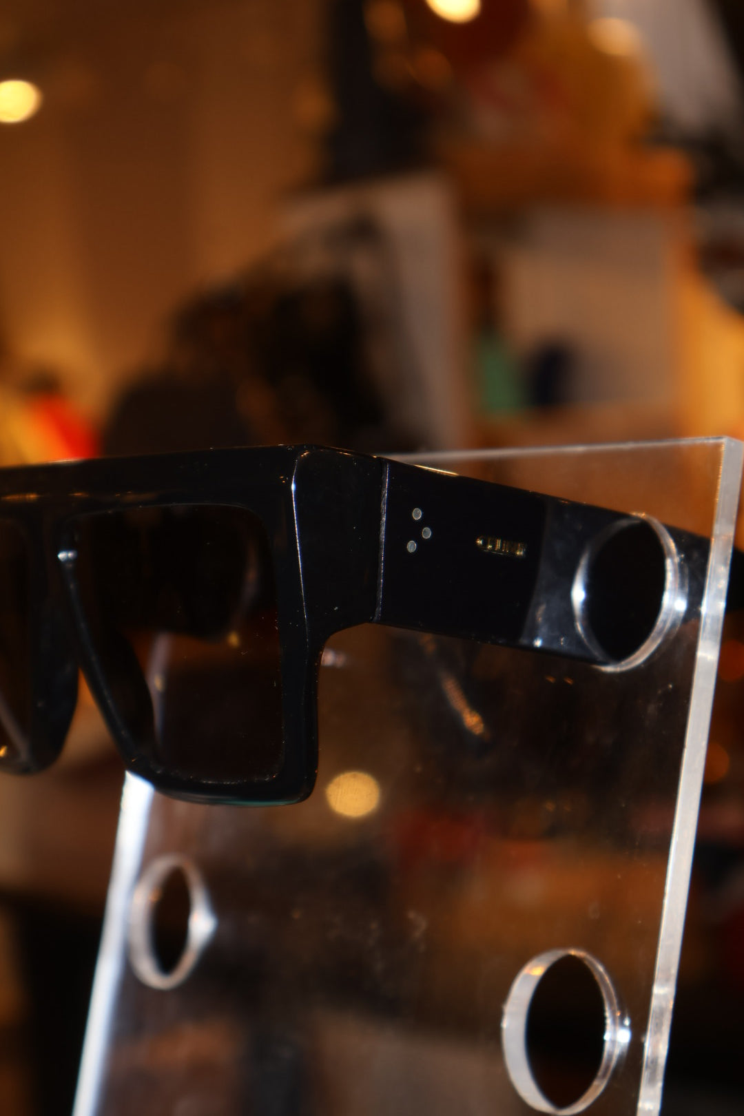 Celine Paris Oversized Black Shield Sunglasses – Designer Frame