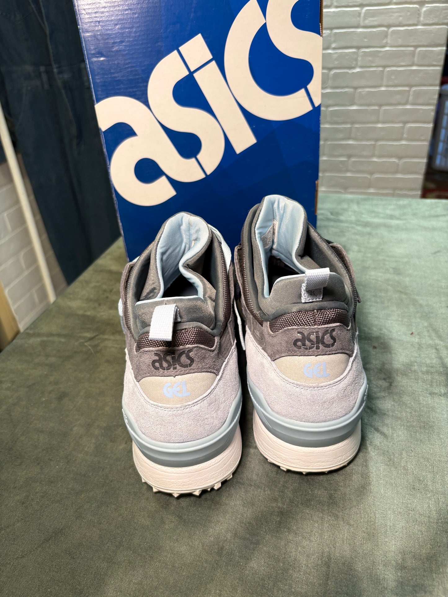 ASICS Gel-Lyte Lifestyle Sneakers – Grey & Navy Suede