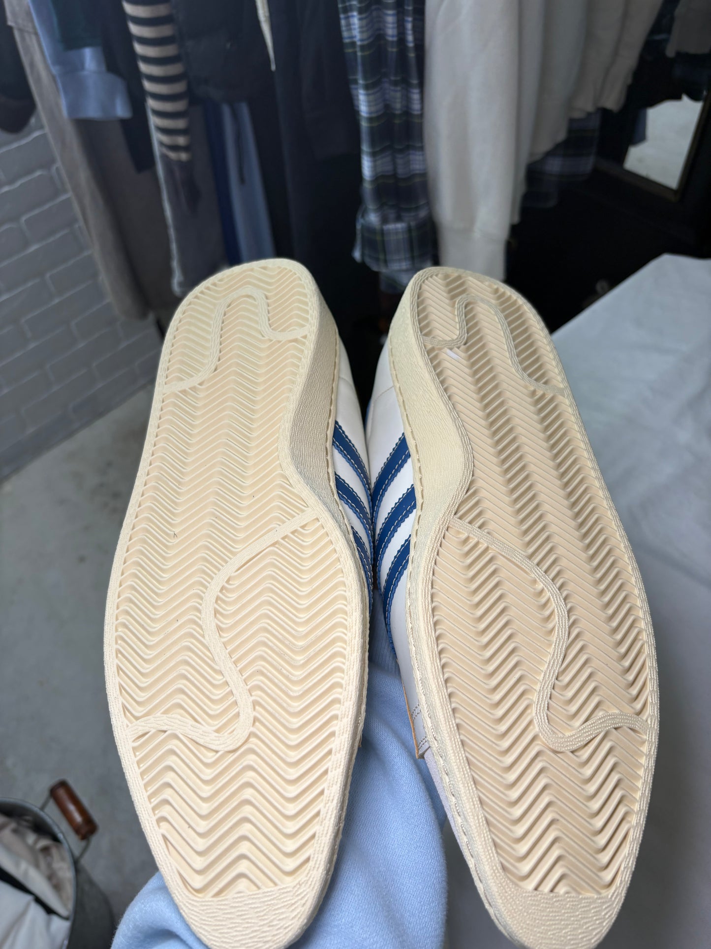 Adidas Originals Kareem Abdul-Jabbar Low – White/Blue Vintage Style Sneakers