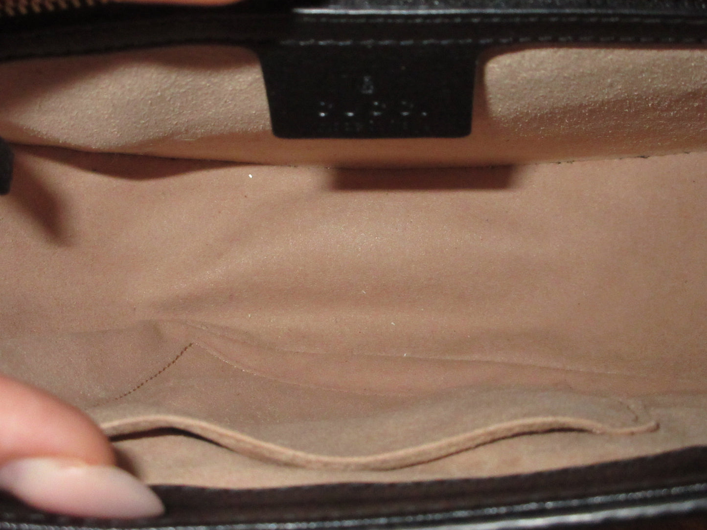 Gucci GG Supreme Canvas & Leather Half Moon Crossbody
