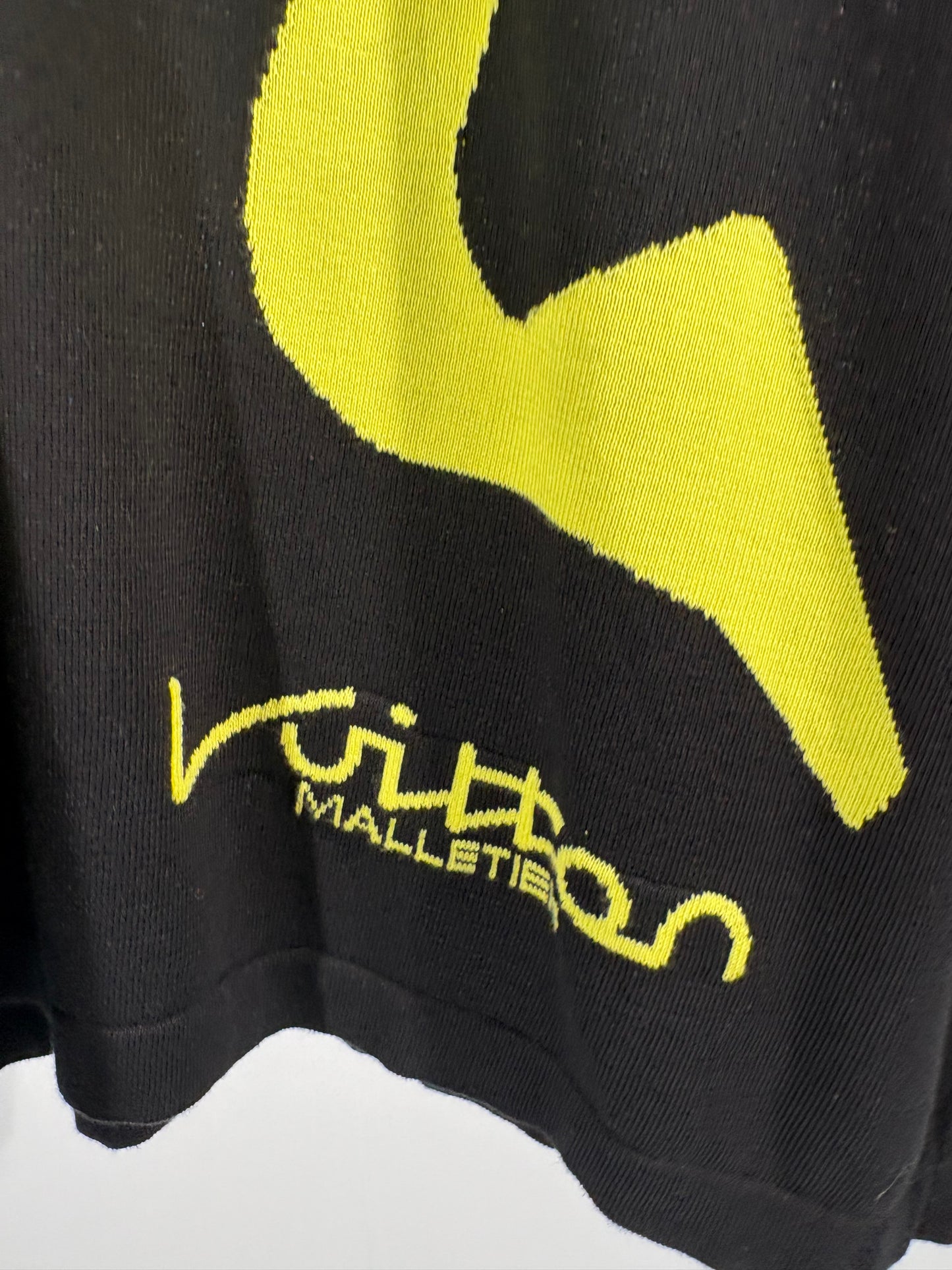 Louis Vuitton Black & Yellow Sport Line Intarsia Tee