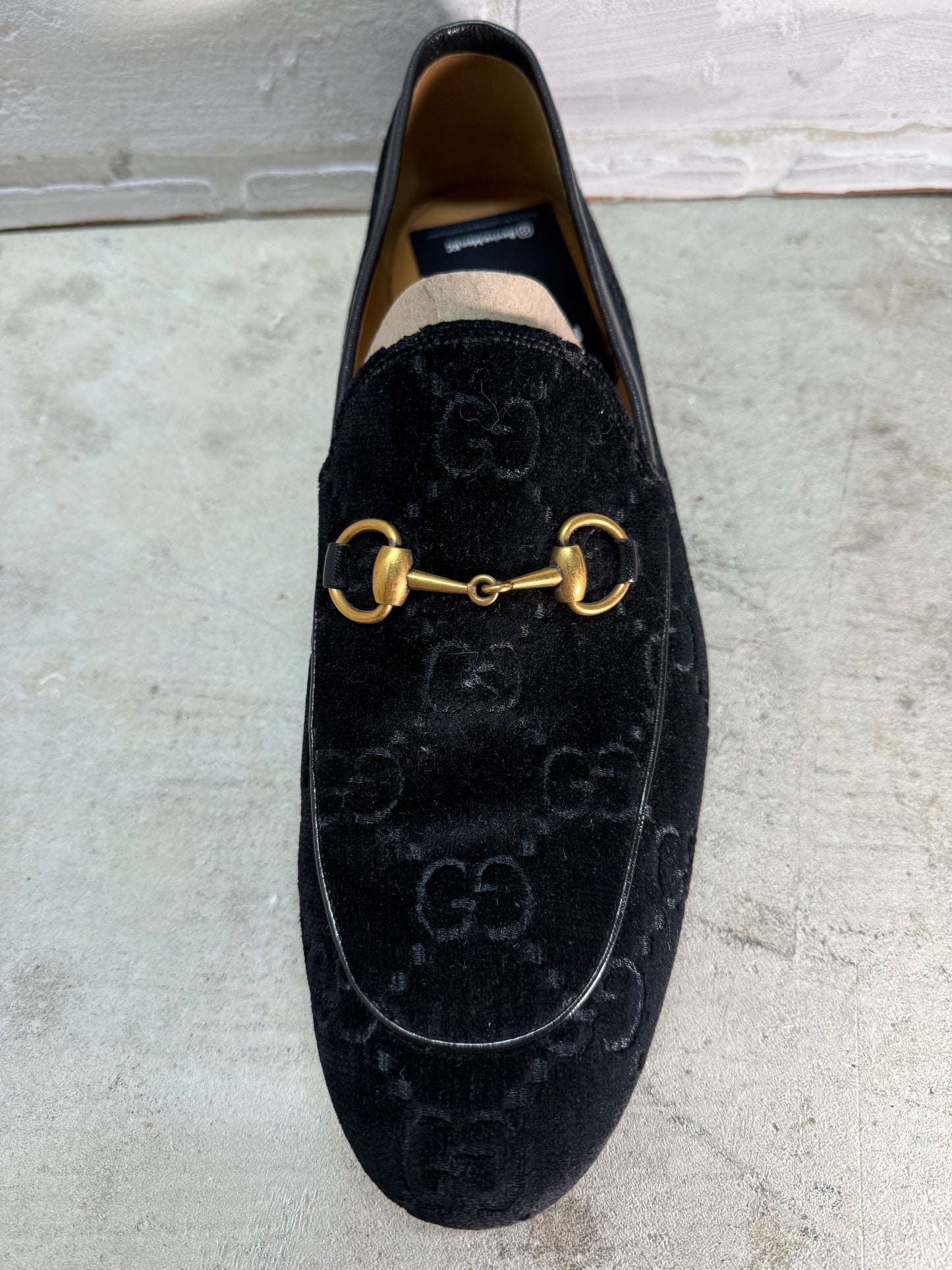 Men’s Gucci Jordaan GG Velvet Loafers