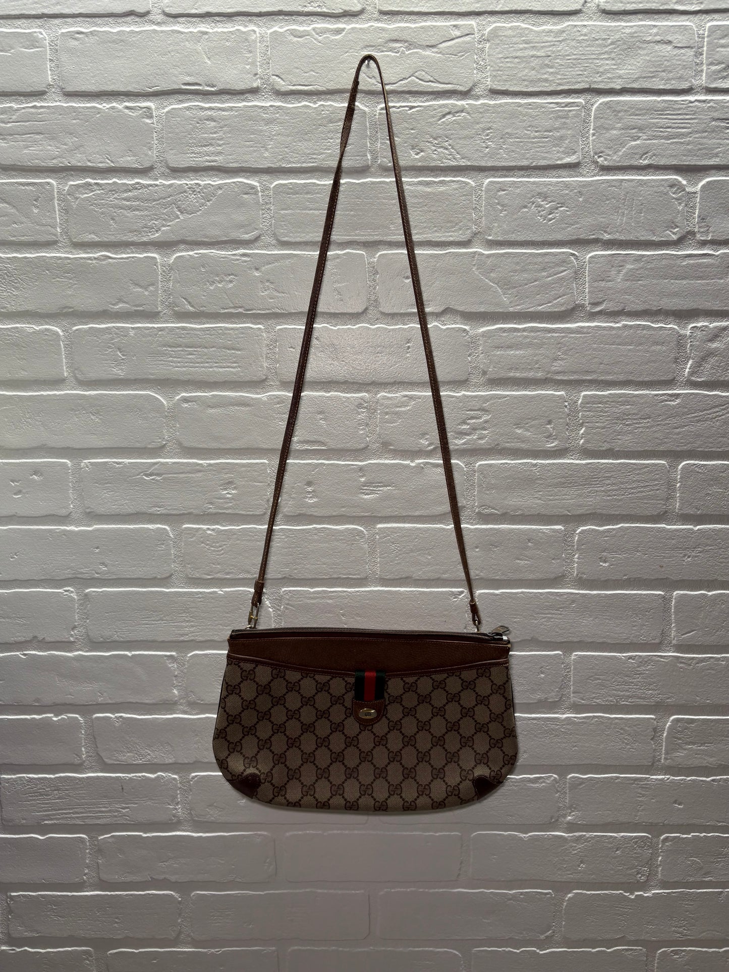 Gucci GG Monogram Vintage Crossbody Bag