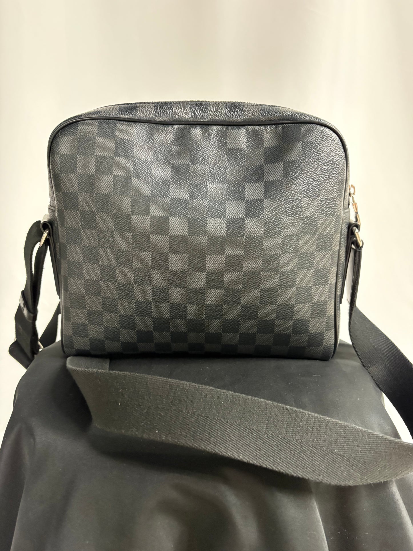Louis Vuitton Dayton Reporter PM Damier Graphite Crossbody Shoulder Bag