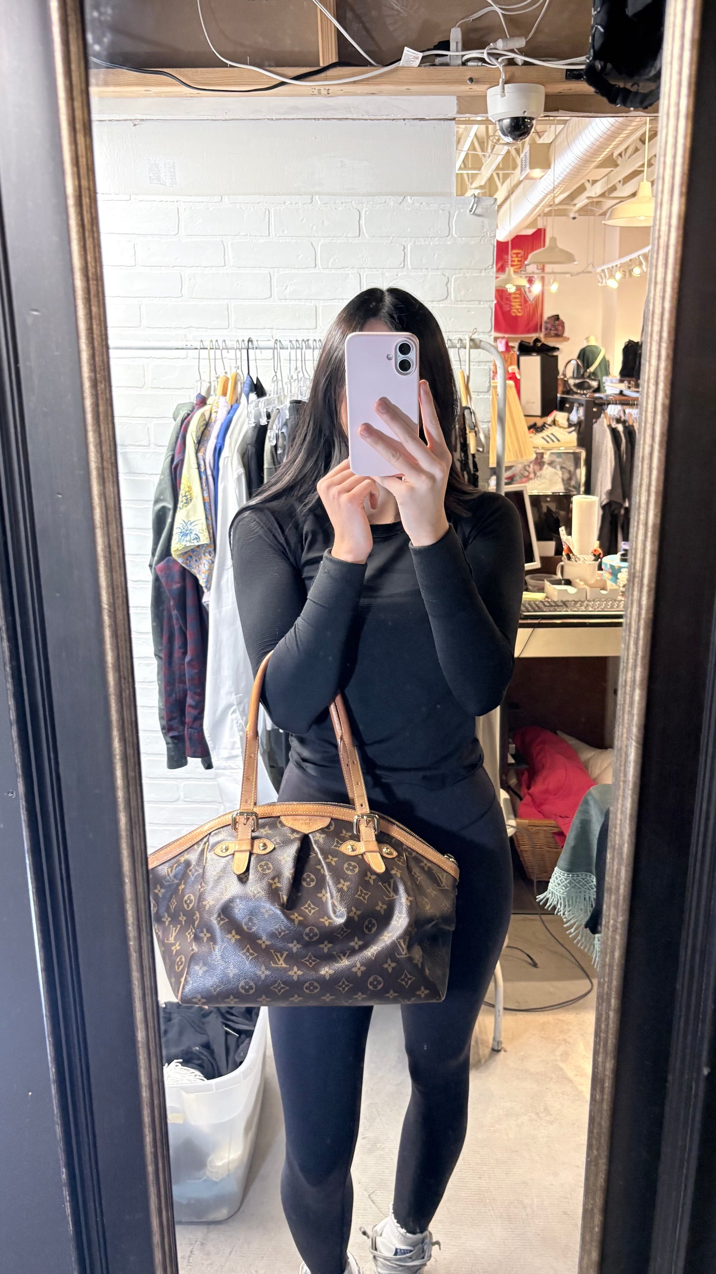 Louis Vuitton Monogram Tivoli GM Shoulder Bag – Classic Designer Handbag