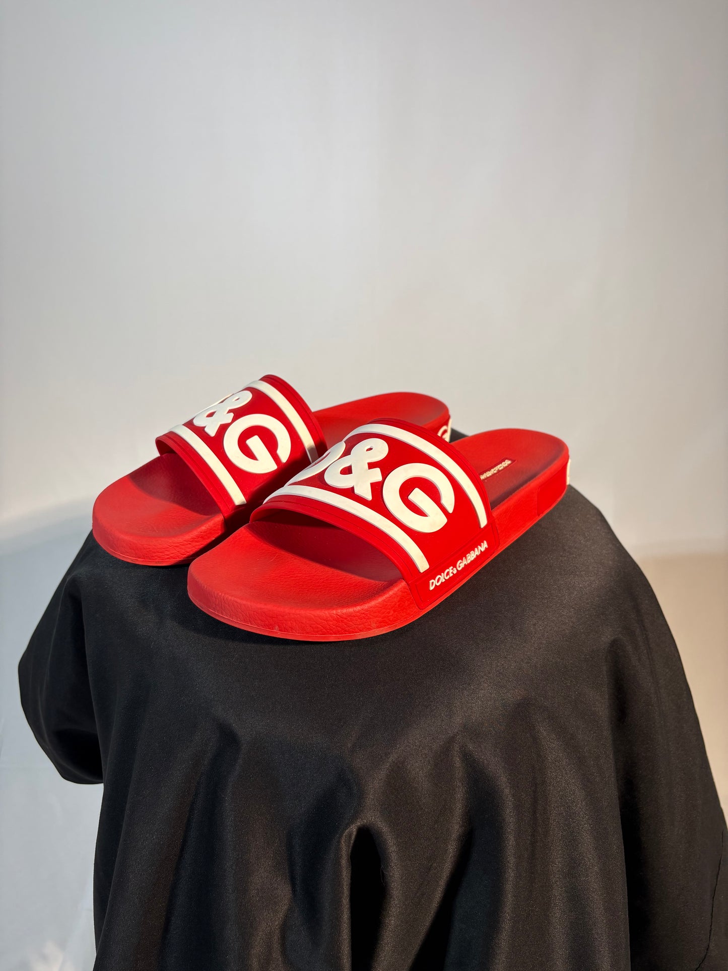 Dolce & Gabbana D&G Red Logo Slides