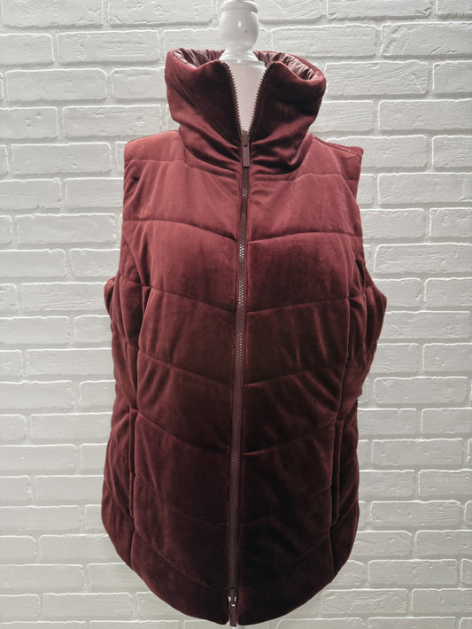 Chico’s Velvet Puffer Vest
