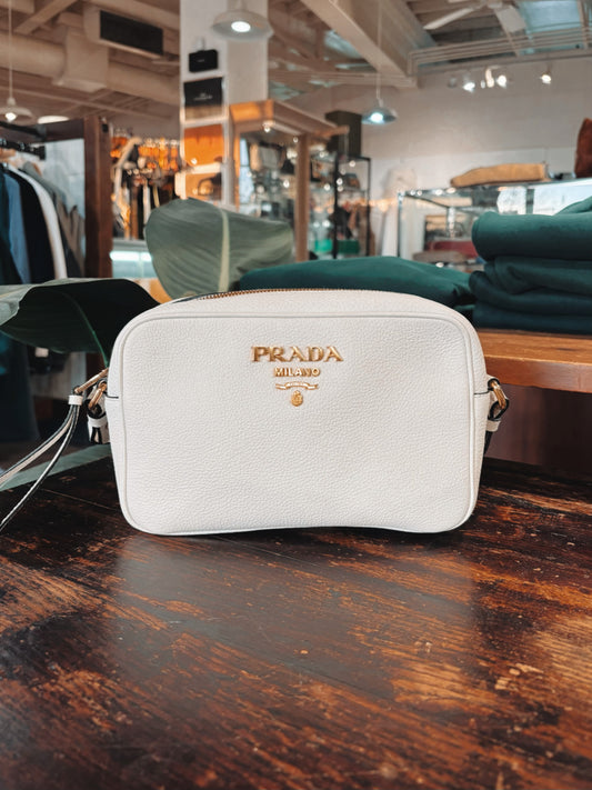 Prada Vitello Phenix leather camera bag
