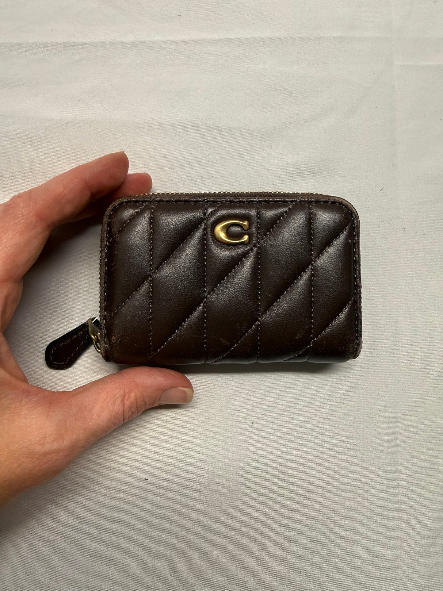 Coach Small Zip Around Card Case
