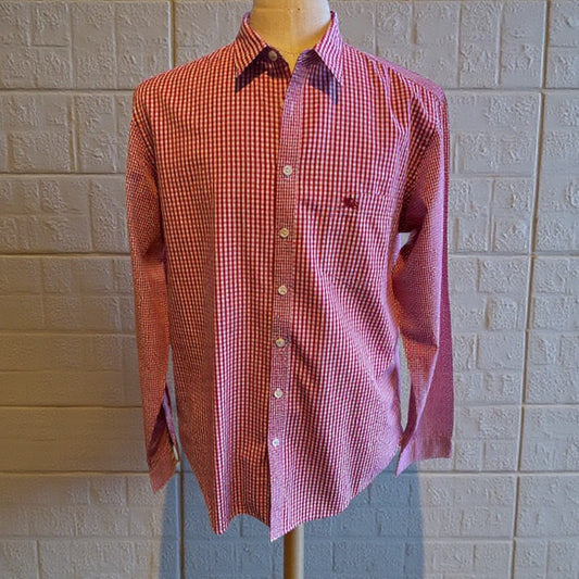 Men’s Burberry Britt Plaid Print Button Up