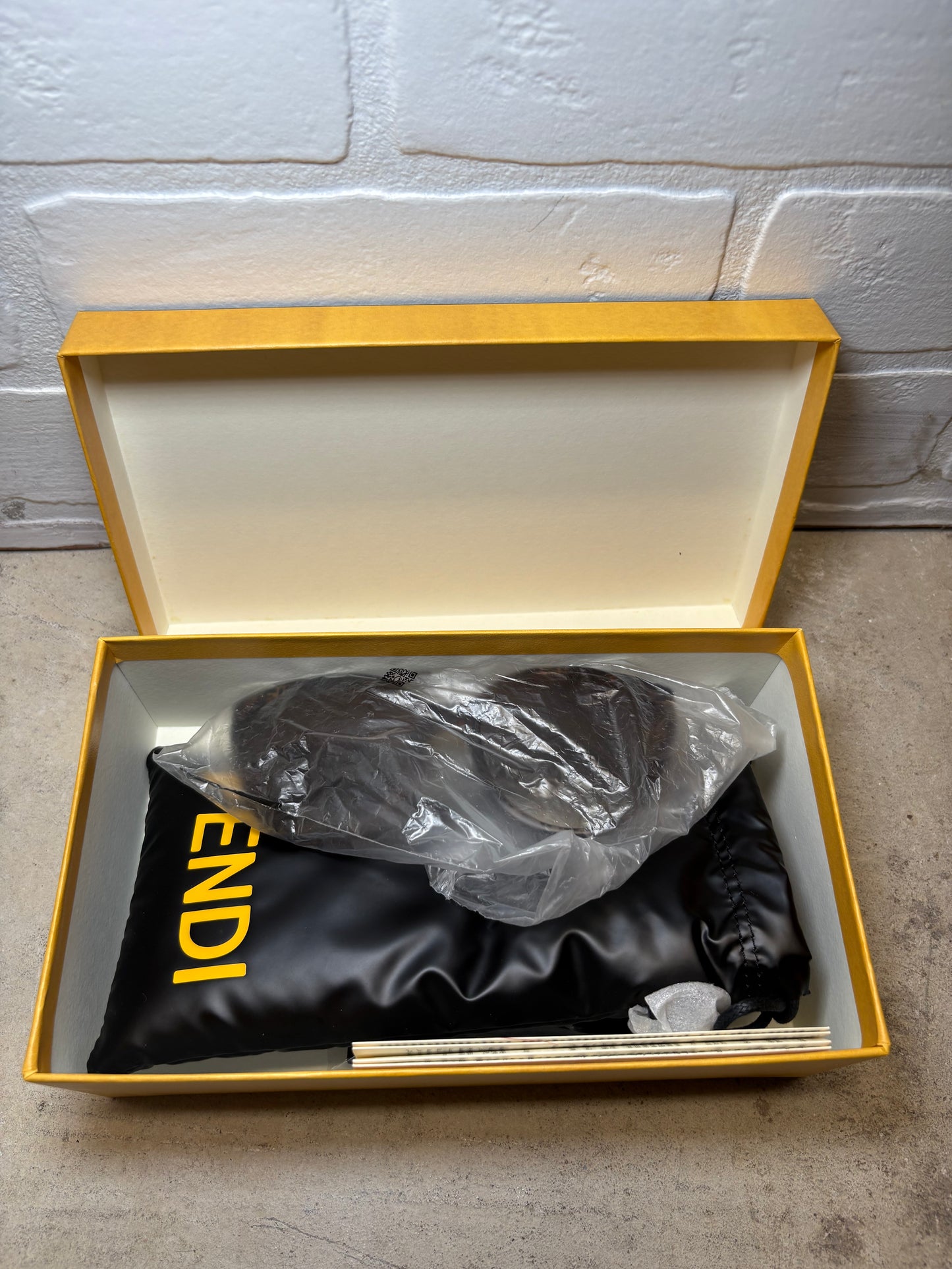 Fendi Baguette oversized cat-eye sunglasses