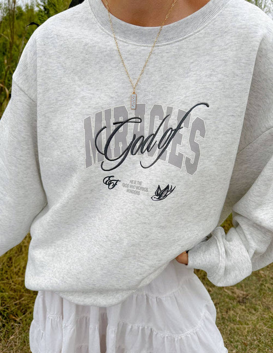 God of Miracles Unisex Crewneck