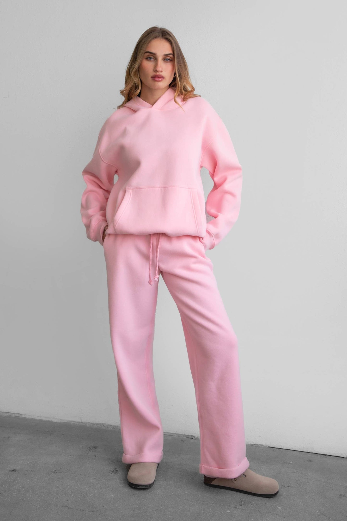 LANI Cloud Fleece Wide Leg Sweatpants