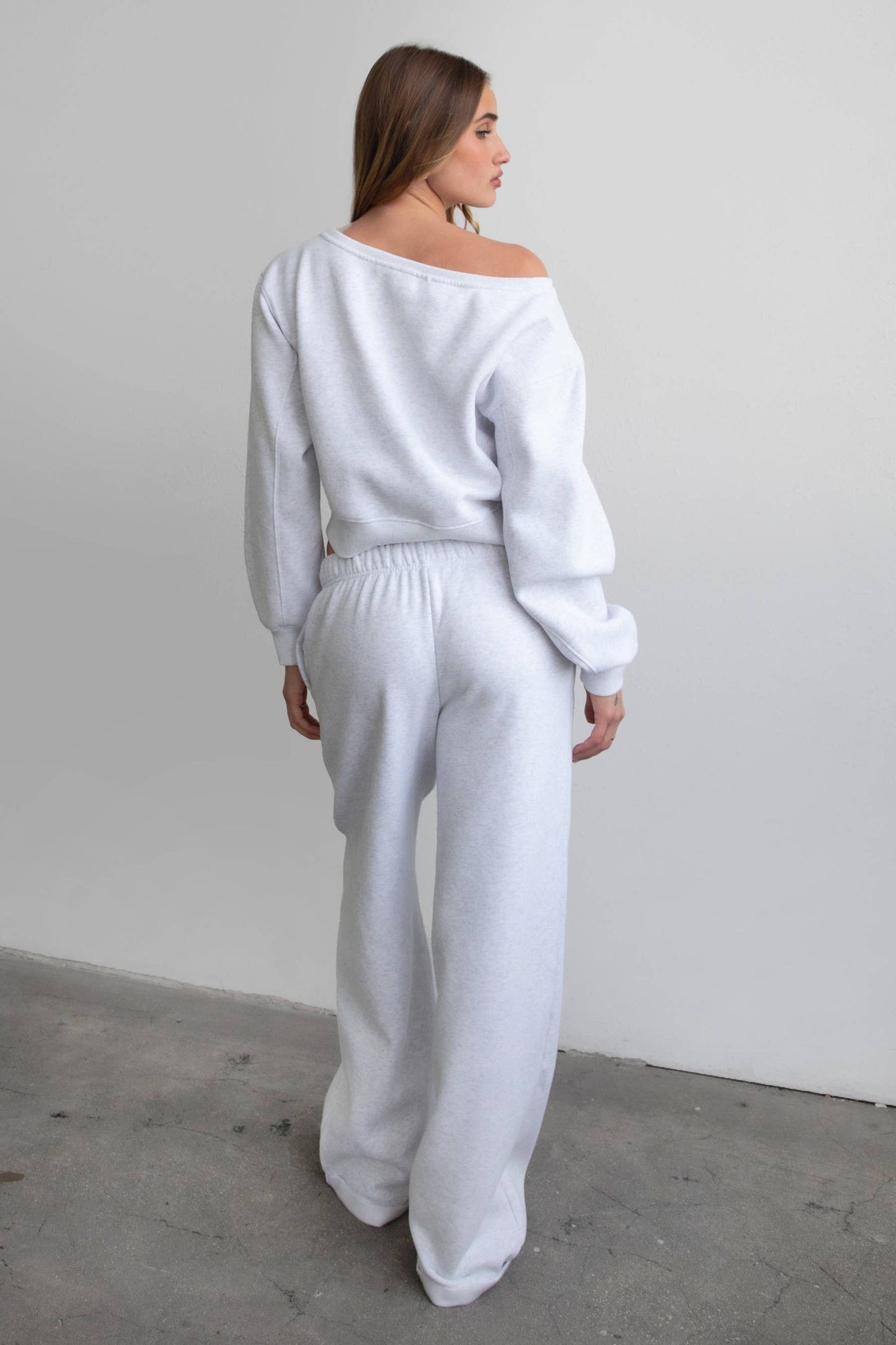 LANI Cloud Fleece Wide Leg Sweatpants