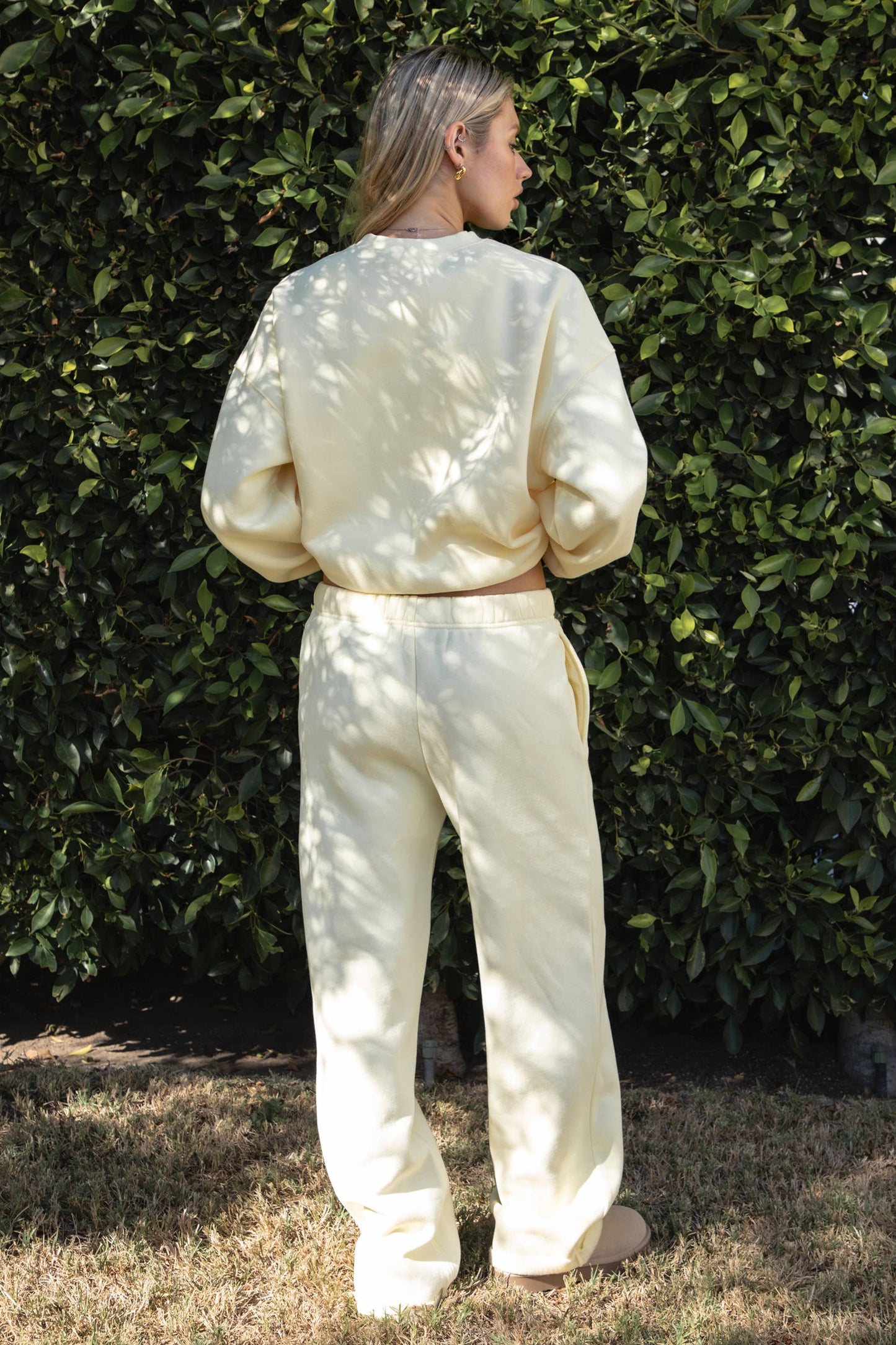 LANI Cloud Fleece Wide Leg Sweatpants