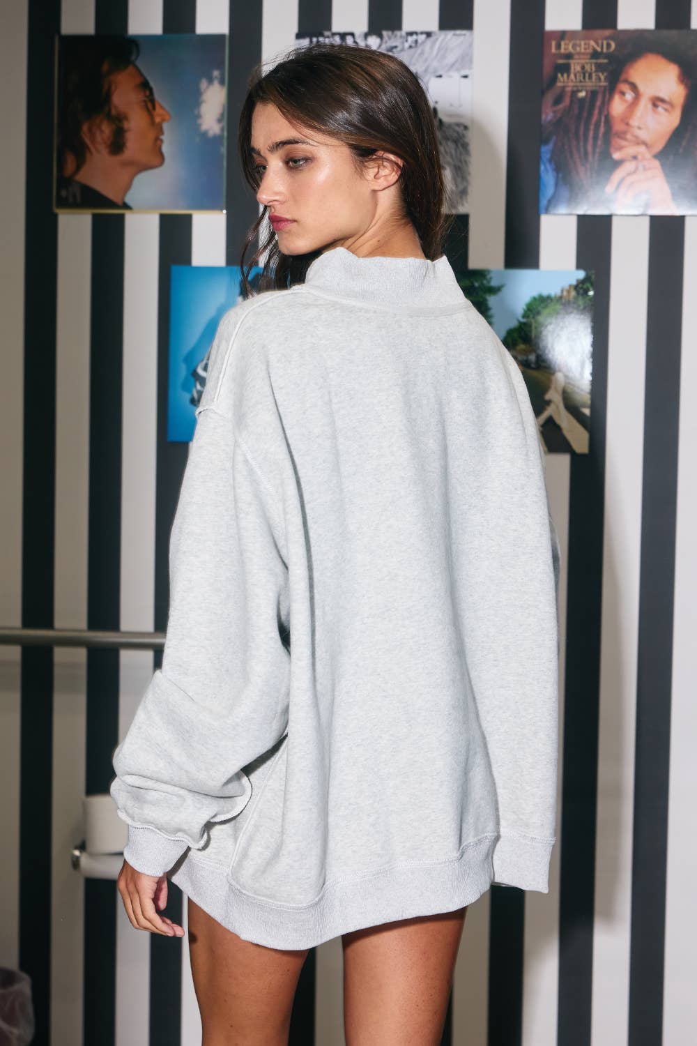 Kansas City Mock Neck Crew